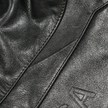 Biker Jacket レザージャケット レザー ブラック バレンシアガ