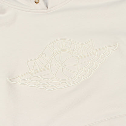 ロゴ刺繍 プルオーバーパーカー コットン ホワイト エアジョーダン トップス AIR JORDAN