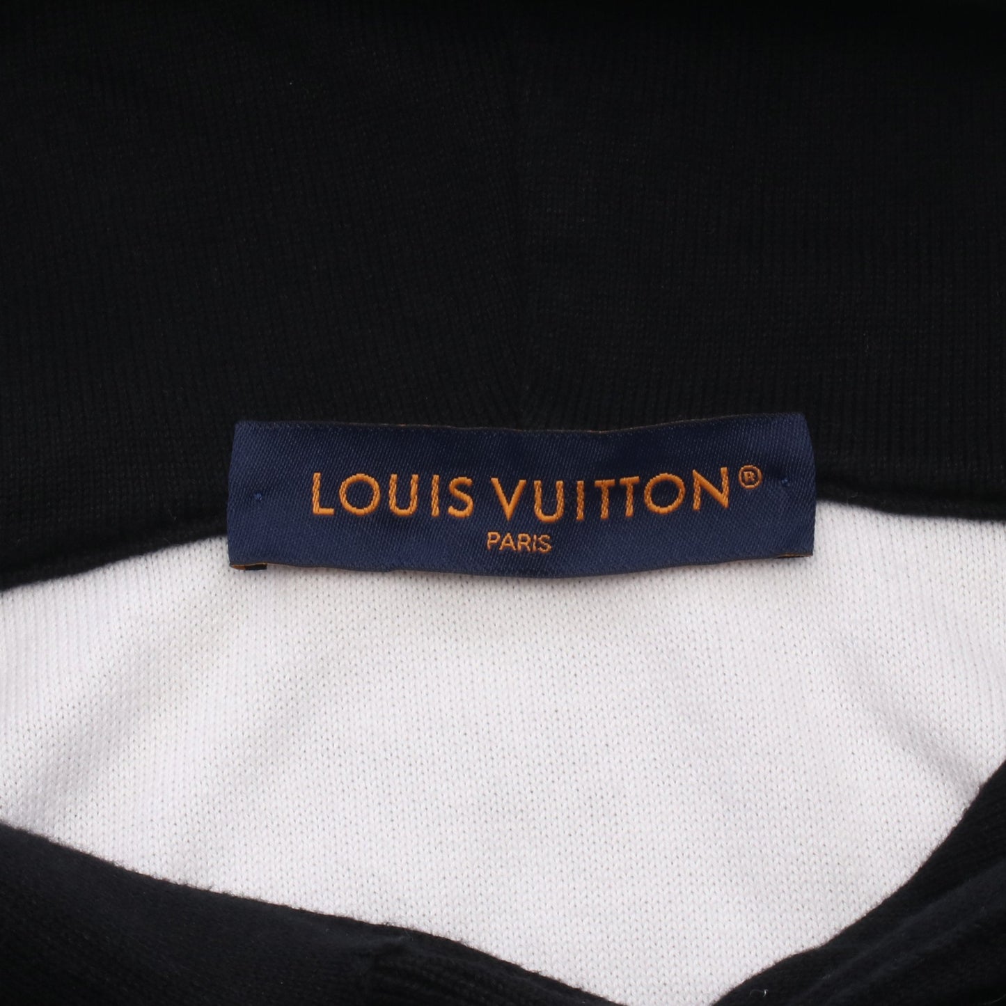 モノグラムグラディエント ニット プルオーバーパーカー コットン ブラック ルイヴィトン トップス LOUIS VUITTON