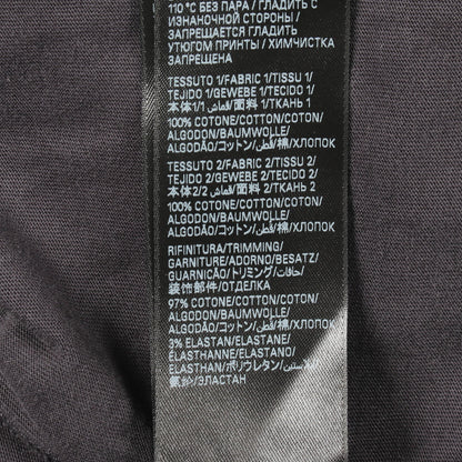 デストロイ加工 レイヤードシャツ 長袖Tシャツ コットン ブラック バレンシアガ トップス BALENCIAGA