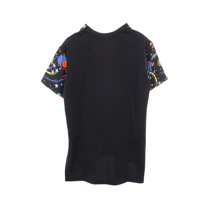 ギャラクシー 総柄 半袖Tシャツ シルク コットン ブラック マルチカラー ルイヴィトン トップス LOUIS VUITTON