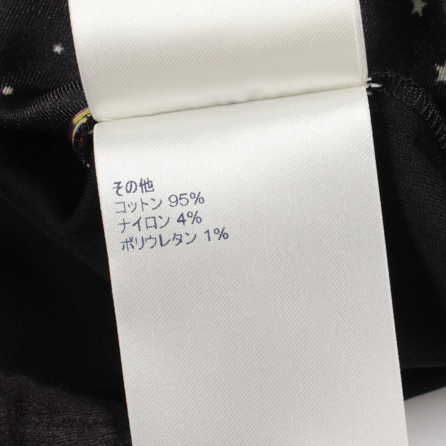 ギャラクシー 総柄 半袖Tシャツ シルク コットン ブラック マルチカラー ルイヴィトン トップス LOUIS VUITTON