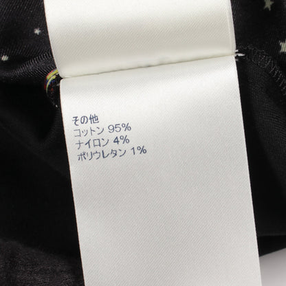 ギャラクシー 総柄 半袖Tシャツ シルク コットン ブラック マルチカラー ルイヴィトン トップス LOUIS VUITTON