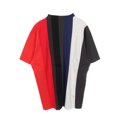 Cut-UP 青山店限定 再構築 半袖Tシャツ コットン グレー レッド マルチカラー バレンシアガ トップス BALENCIAGA
