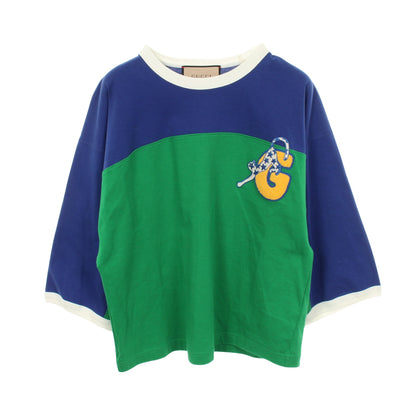 GUCCI LOVERS PLEASURE CLUB 半袖Tシャツ コットン グリーン ブルー グッチ トップス GUCCI