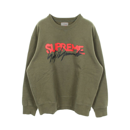 Supreme × YOHJI YAMAMOTO スウェットシャツ コットン カーキグリーン シュプリーム トップス Supreme