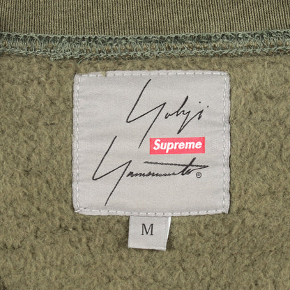 Supreme × YOHJI YAMAMOTO スウェットシャツ コットン カーキグリーン シュプリーム トップス Supreme