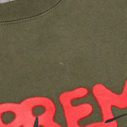 Supreme × YOHJI YAMAMOTO スウェットシャツ コットン カーキグリーン シュプリーム トップス Supreme