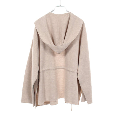 フード付き カーディガン ウール ベージュ マックスマーラ トップス Max Mara