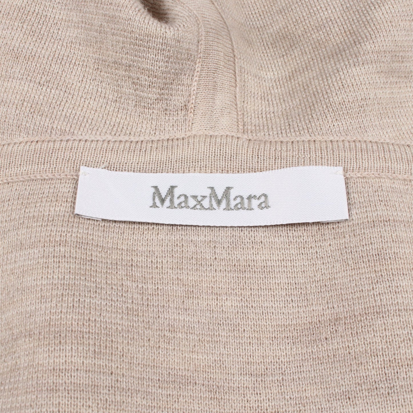 フード付き カーディガン ウール ベージュ マックスマーラ トップス Max Mara