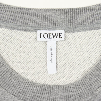 アナグラム刺繍 スウェットシャツ コットン グレー ロエベ トップス LOEWE