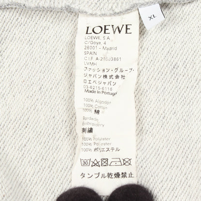 アナグラム刺繍 スウェットシャツ コットン グレー ロエベ トップス LOEWE