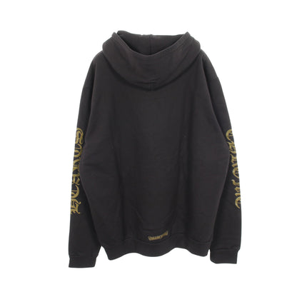 ダガージップ アームロゴ ジップアップパーカー コットン ブラック クロムハーツ トップス Chrome Hearts