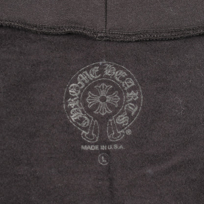 ダガージップ アームロゴ ジップアップパーカー コットン ブラック クロムハーツ トップス Chrome Hearts