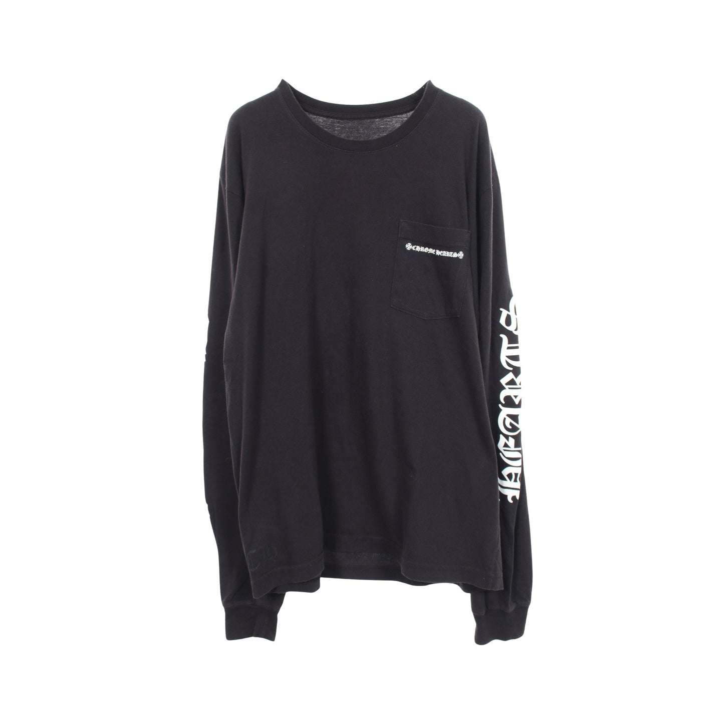 アームロゴ 長袖Tシャツ コットン ブラック クロムハーツ