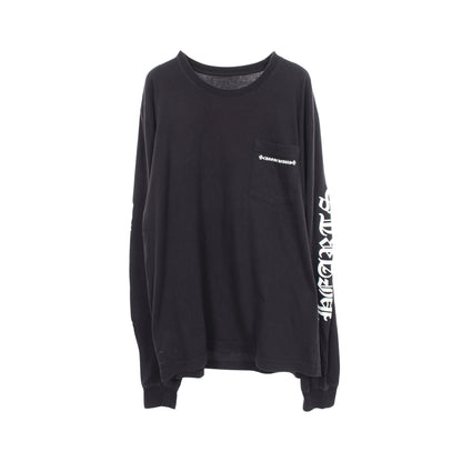 アームロゴ 長袖Tシャツ コットン ブラック クロムハーツ