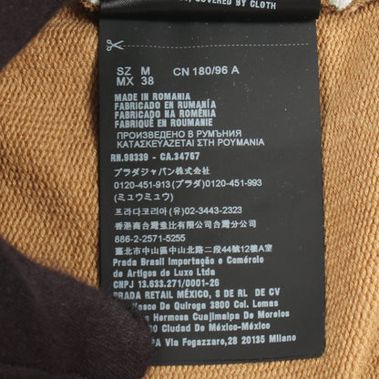 Futuristic Logo sweater スウェットシャツ コットン ベージュ マルチカラー プラダ トップス PRADA