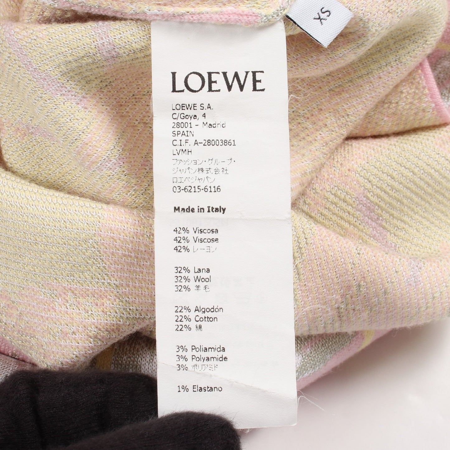 花柄 オーバーサイズ カーディガン レーヨン ウール ピンク ライトグリーン ロエベ トップス LOEWE
