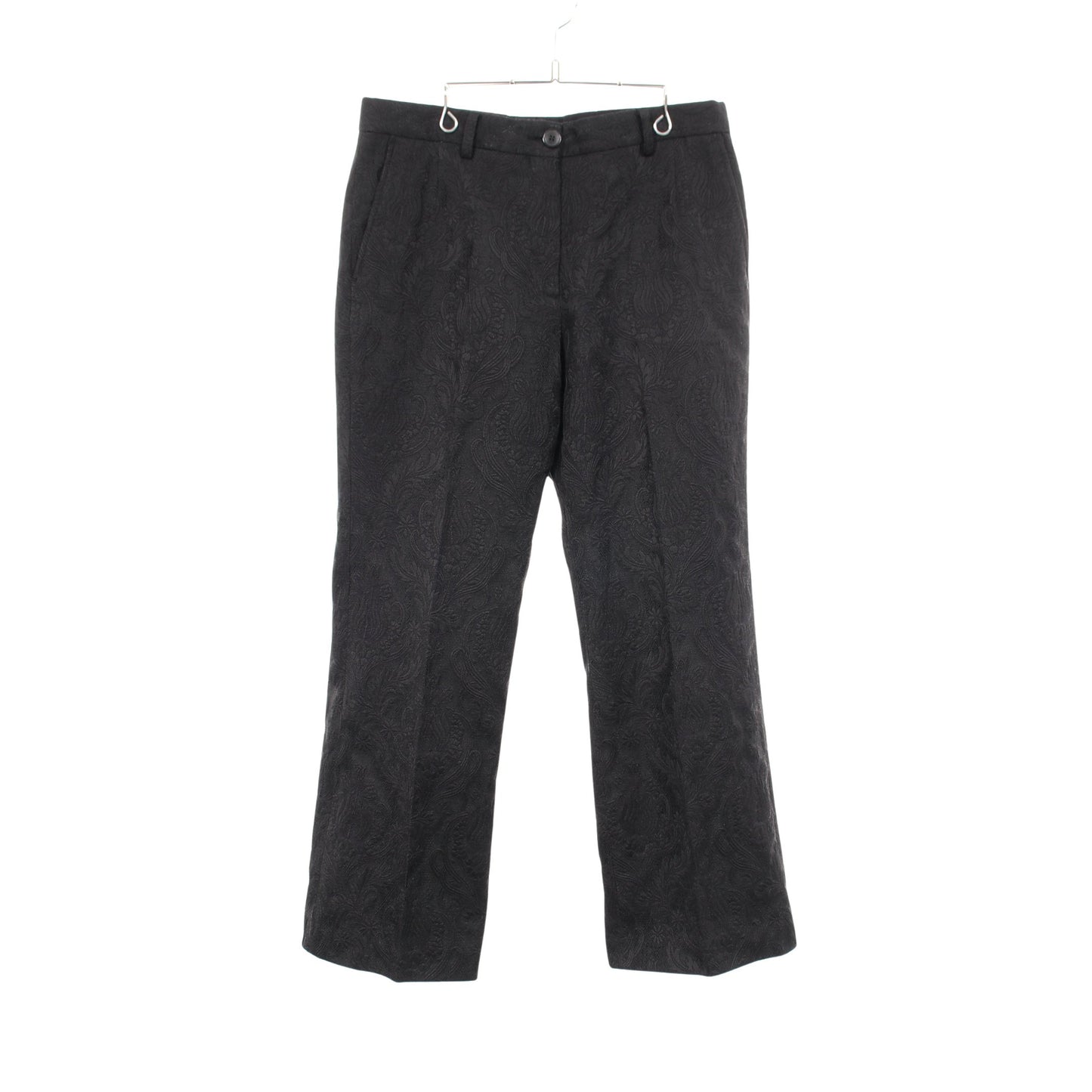 花柄 パンツ ウール ブラック ドリスヴァンノッテン ボトムス DRIES VAN NOTEN