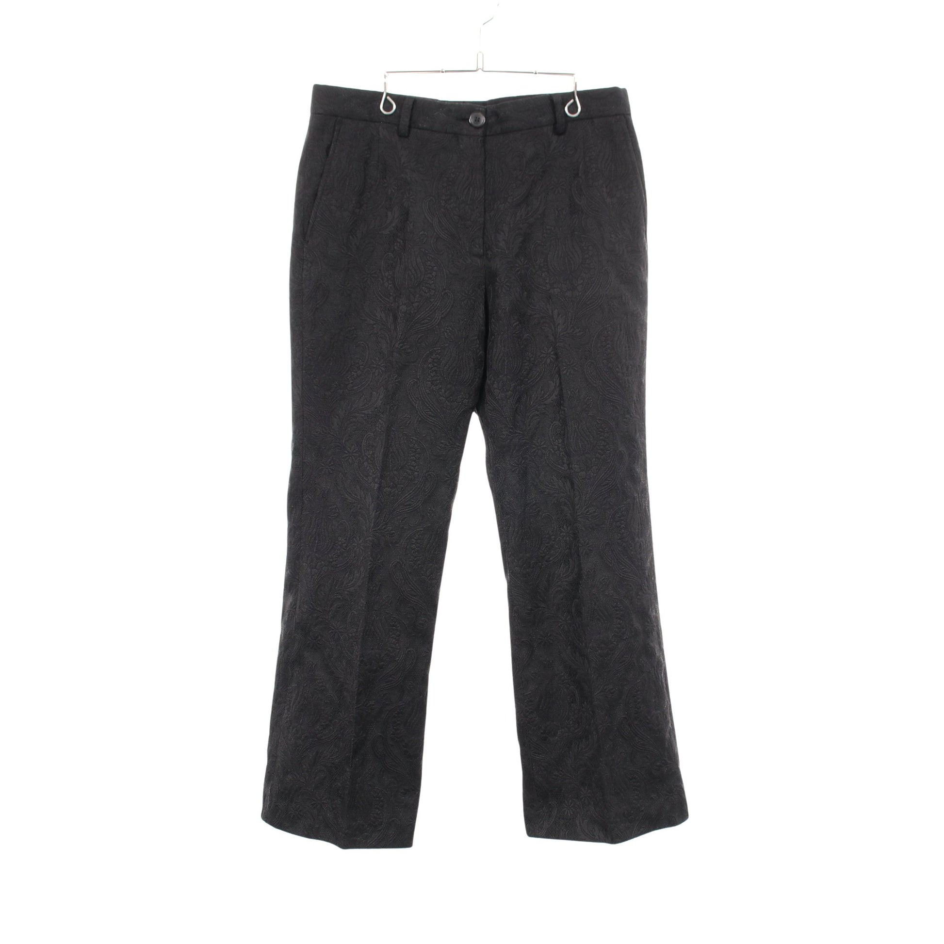 花柄 パンツ ウール ブラック ドリスヴァンノッテン ボトムス DRIES VAN NOTEN