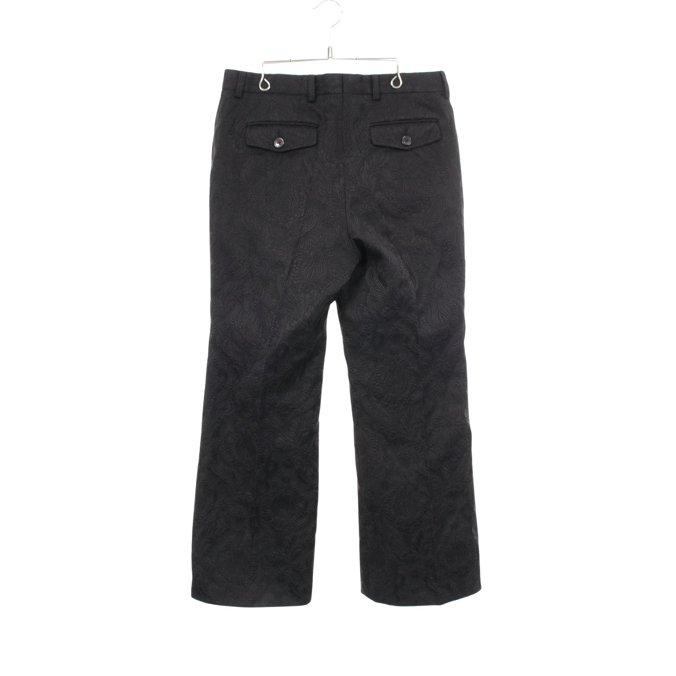 DRIES VAN NOTEN コーデュロイ スラックス 48 ブラック 黒