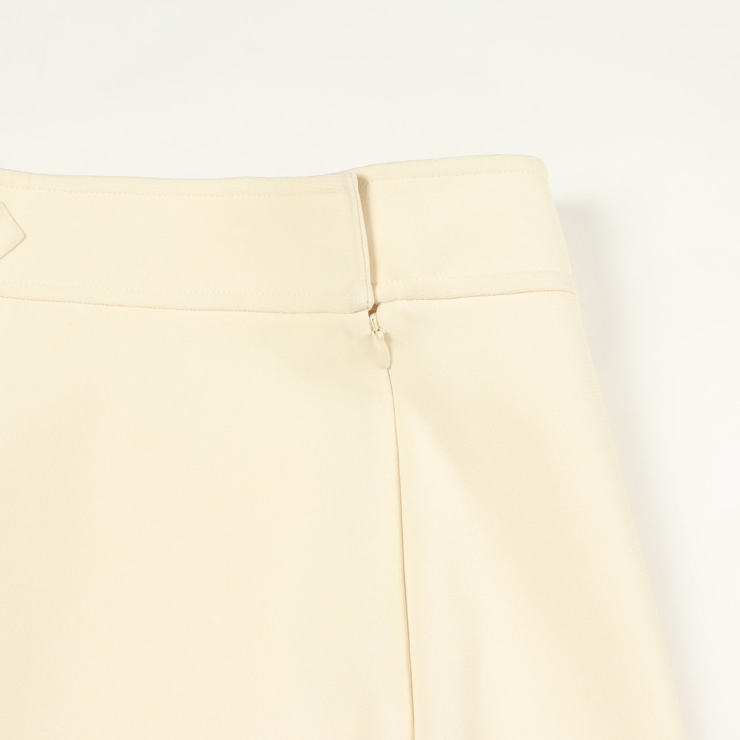 JUPE TRAPEZE スカート レーヨン アイボリー エルメス ボトムス HERMES