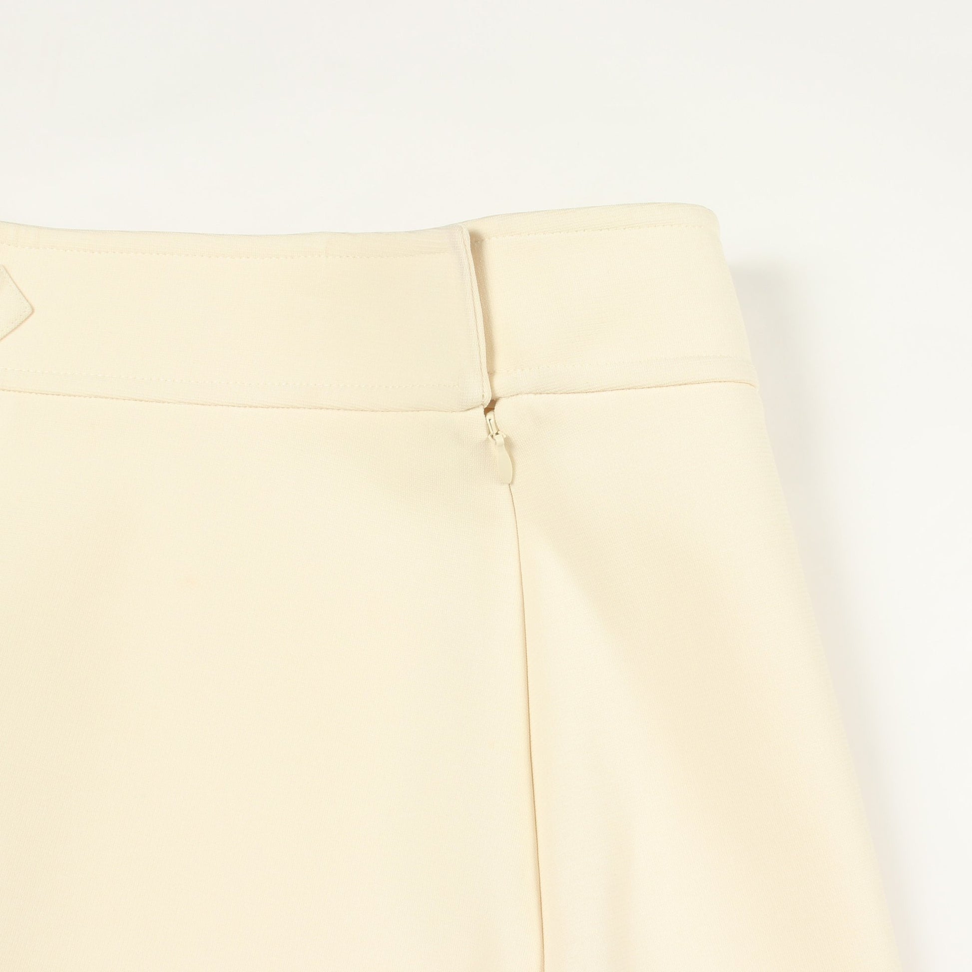 JUPE TRAPEZE スカート レーヨン アイボリー エルメス ボトムス HERMES