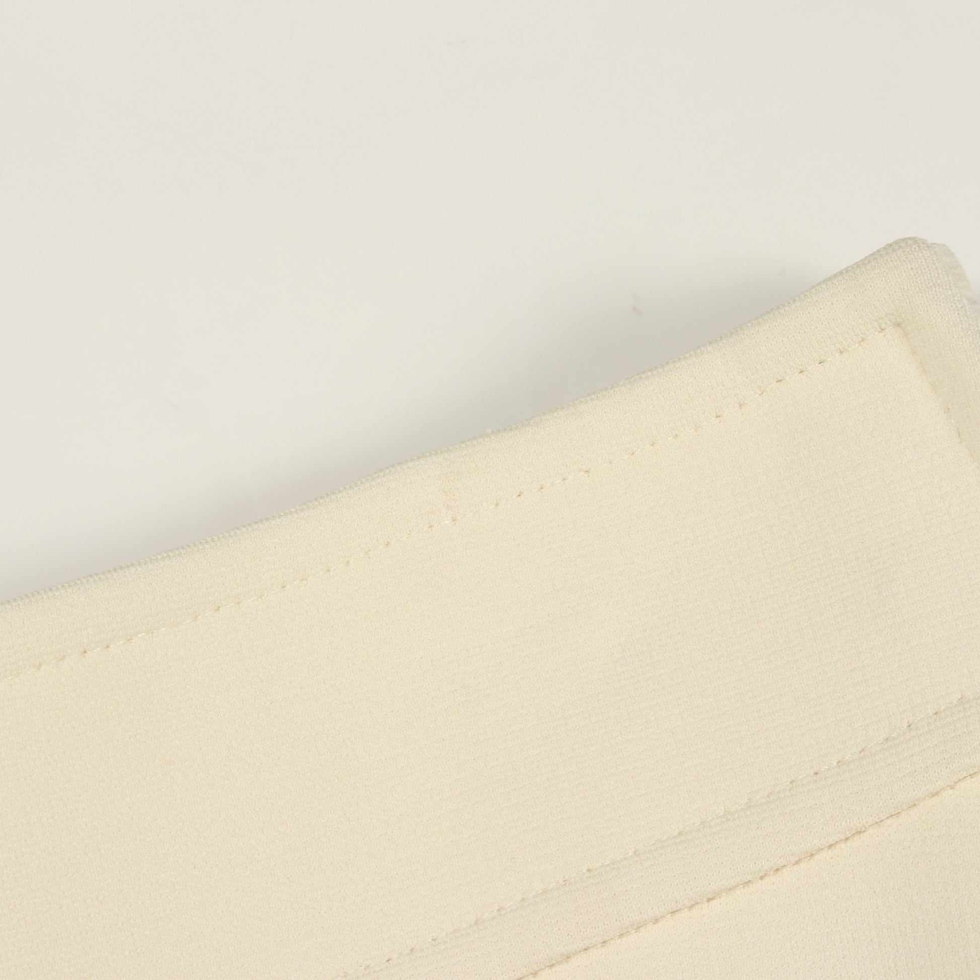 JUPE TRAPEZE スカート レーヨン アイボリー エルメス ボトムス HERMES