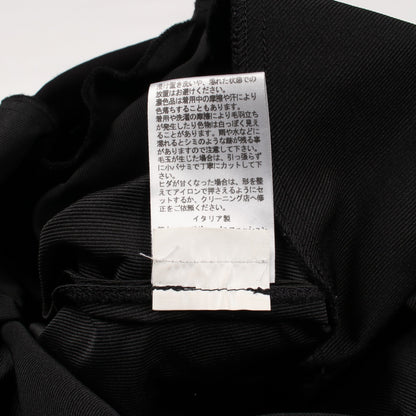 切替 プリーツ 長袖 ワンピース レーヨン ブラック ジルサンダーネイビー ワンピース JIL SANDER NAVY