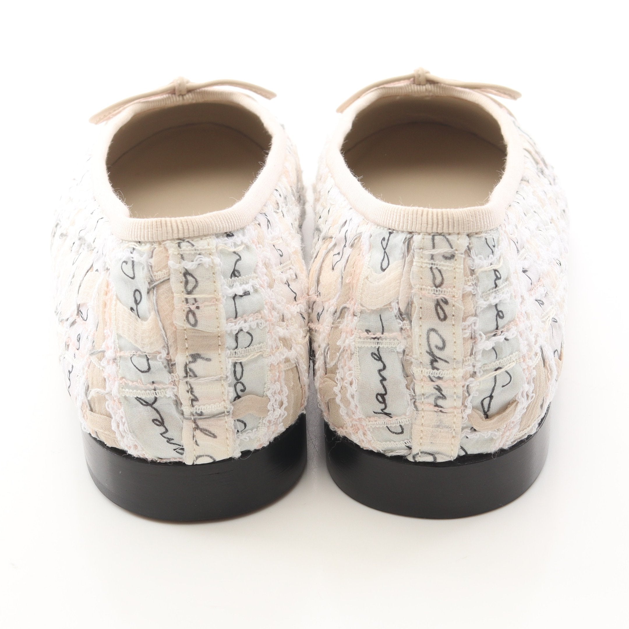 BALLERINA バレリーナ ココマーク バレエシューズ ファブリック レザー