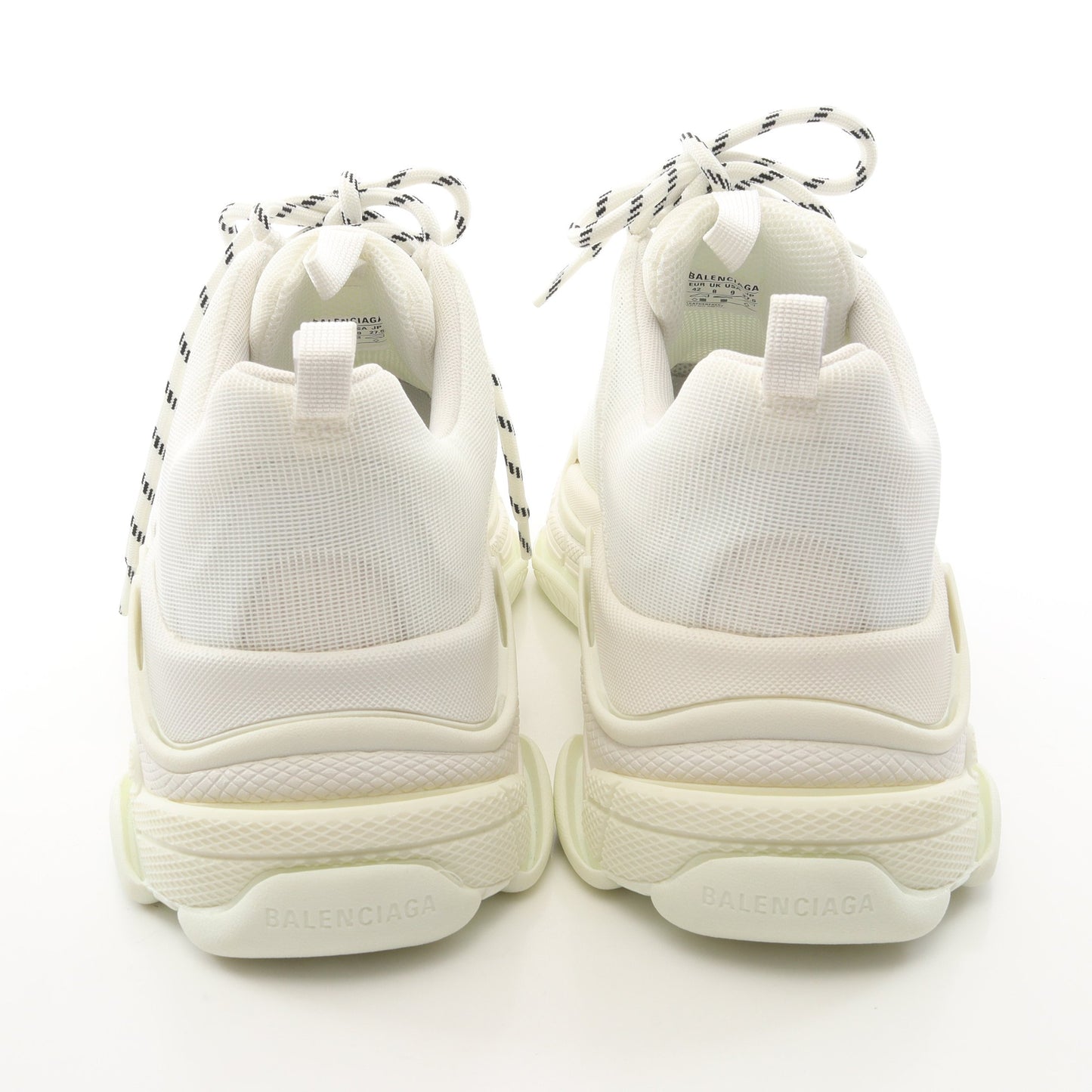 Triple S トリプルS メッシュ スニーカー ファブリック ホワイト バレンシアガ