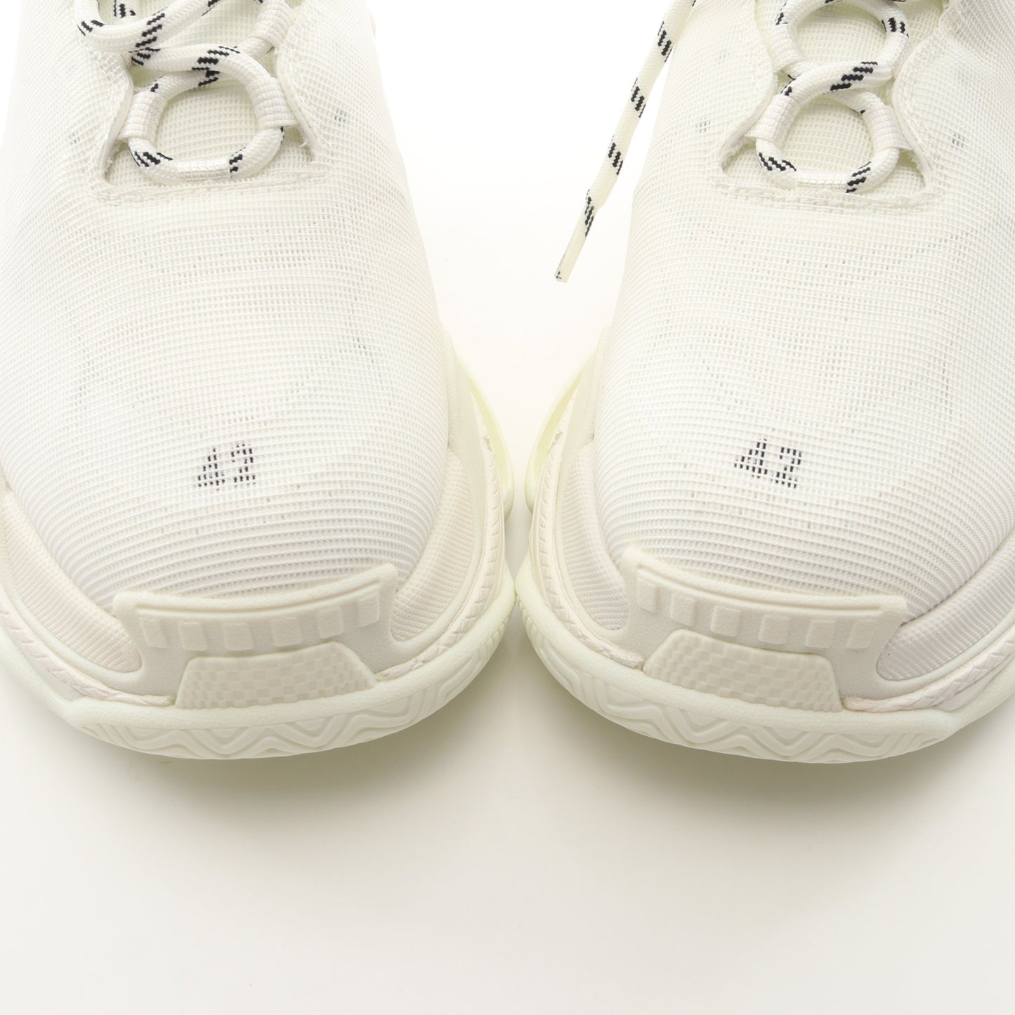 Triple S トリプルS メッシュ スニーカー ファブリック ホワイト バレンシアガ