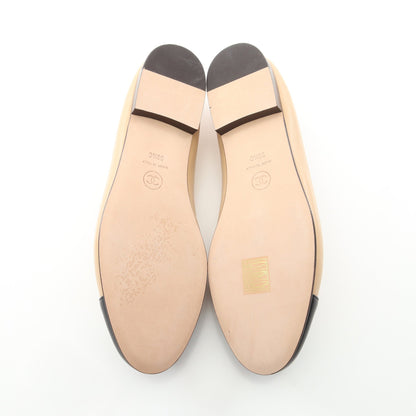 BALLERINA バレリーナ ココマーク バレエシューズ レザー ベージュ ブラック シャネル シューズ CHANEL