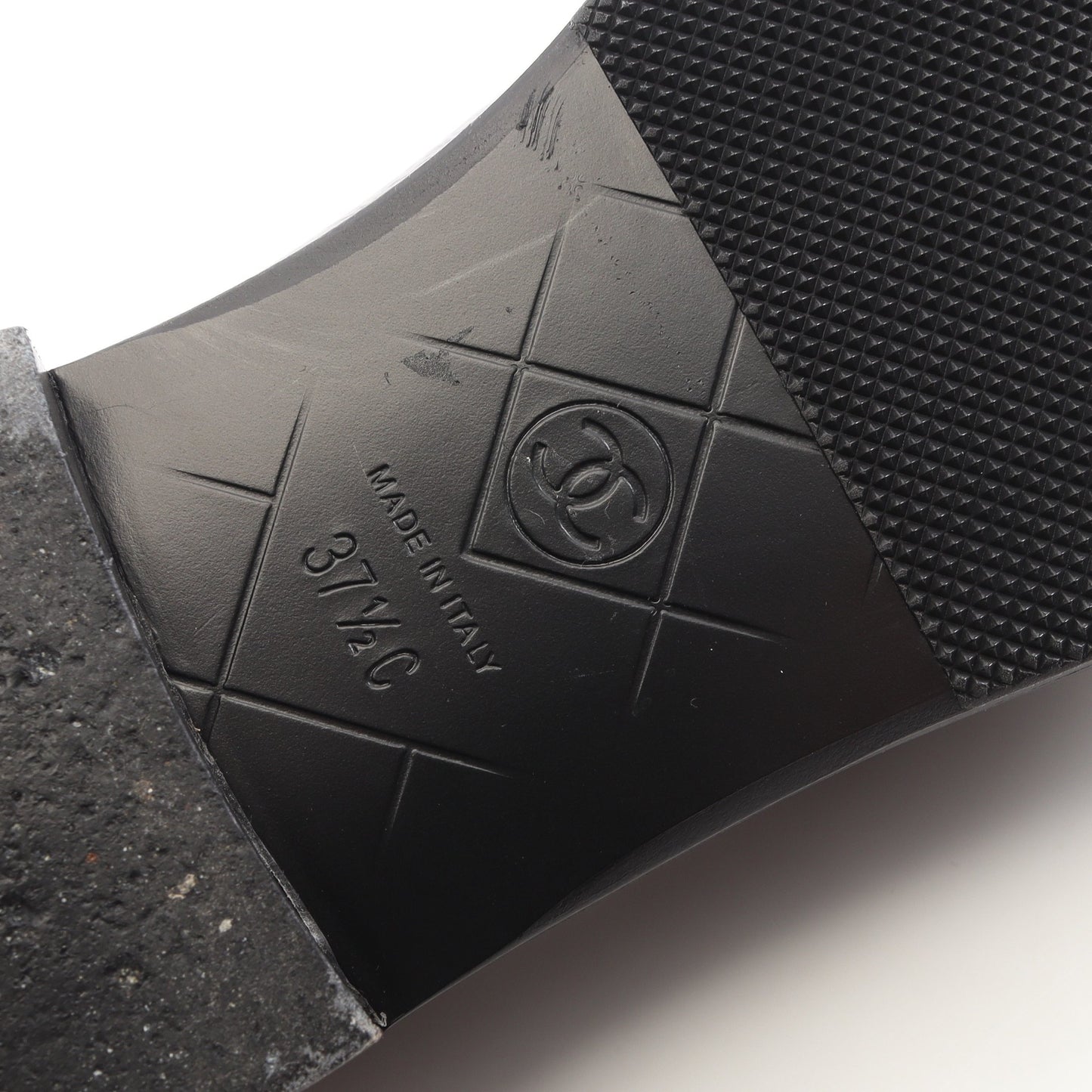マトラッセ ターンロック ローファー レザー ブラック シャネル シューズ CHANEL