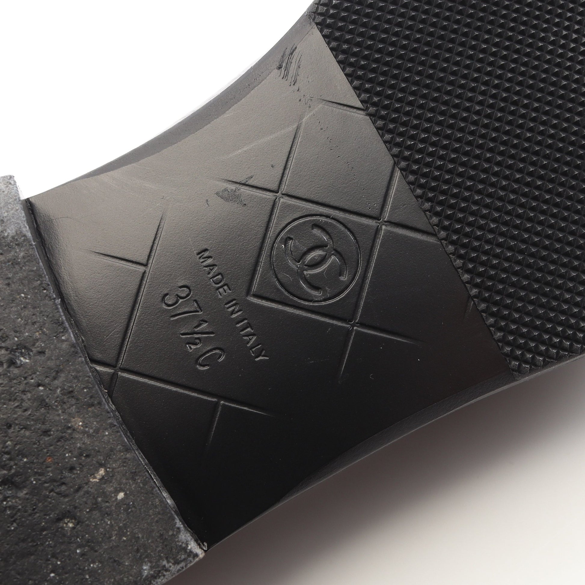 マトラッセ ターンロック ローファー レザー ブラック シャネル シューズ CHANEL