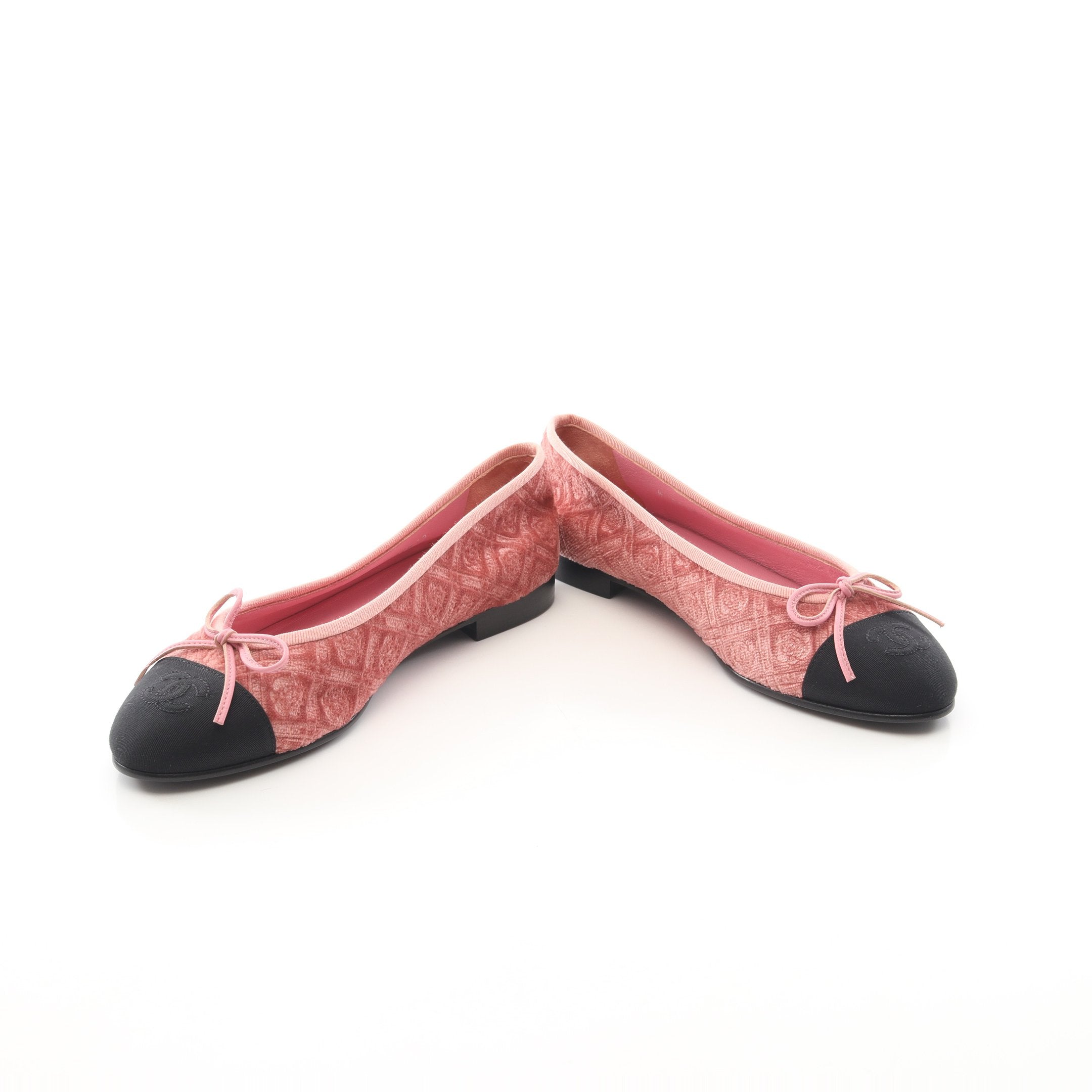BALLERINA バレリーナ ココマーク バレエシューズ ファブリック サテン