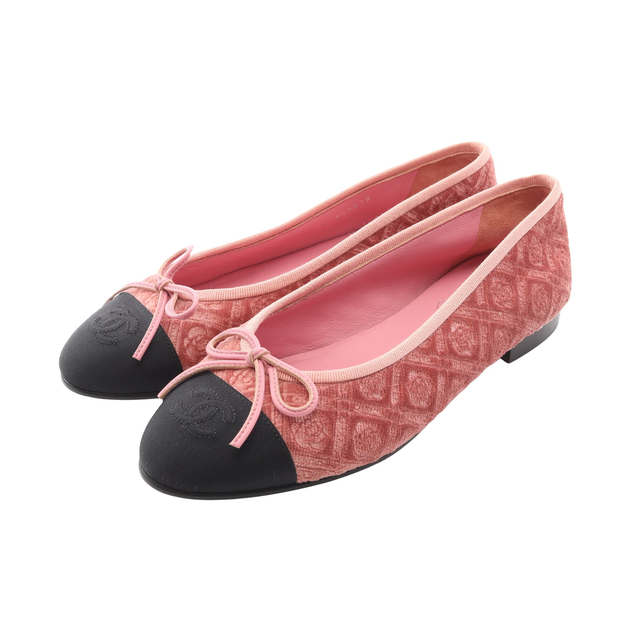 BALLERINA バレリーナ ココマーク バレエシューズ ファブリック サテン