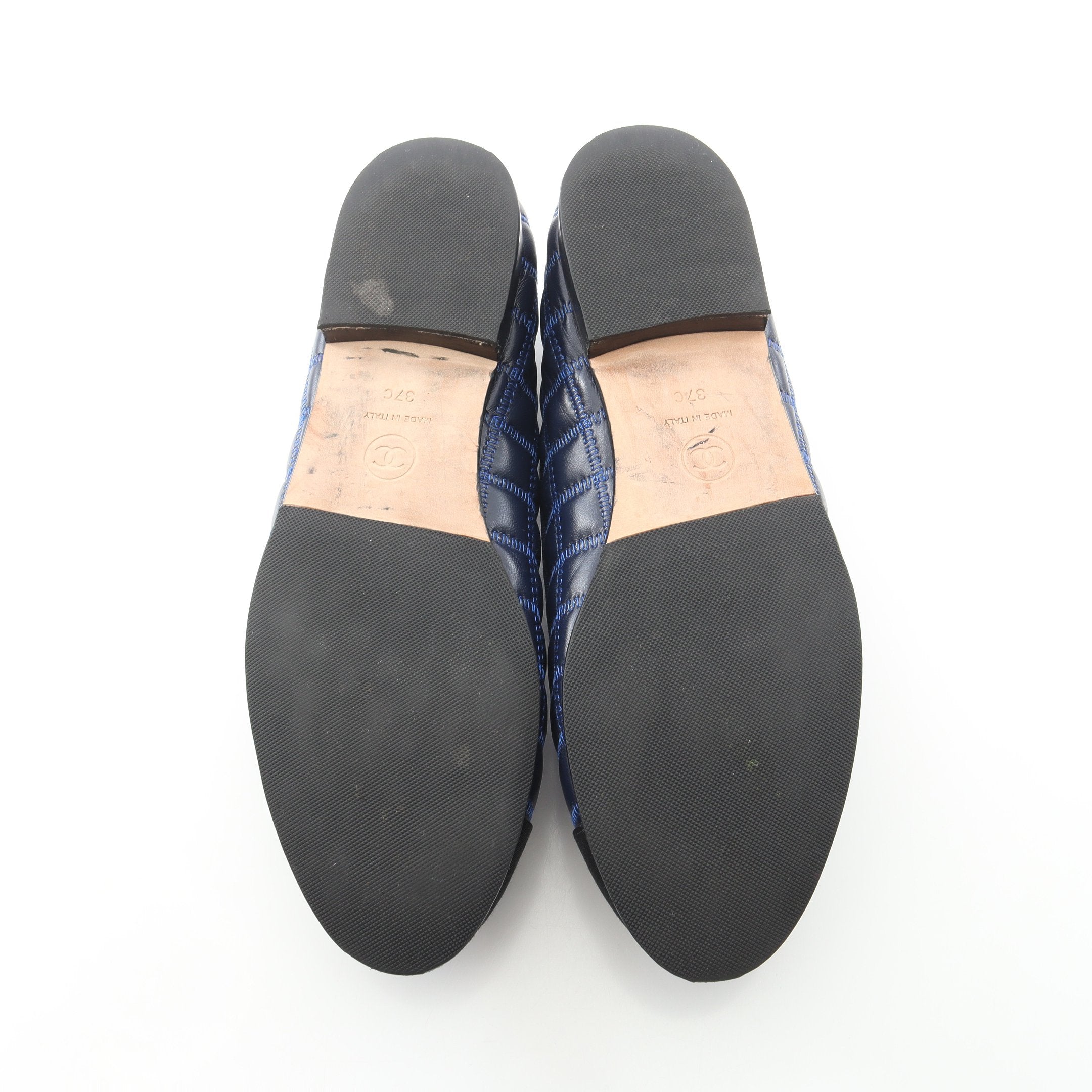 BALLERINA バレリーナ ココマーク バレエシューズ レザー サテン