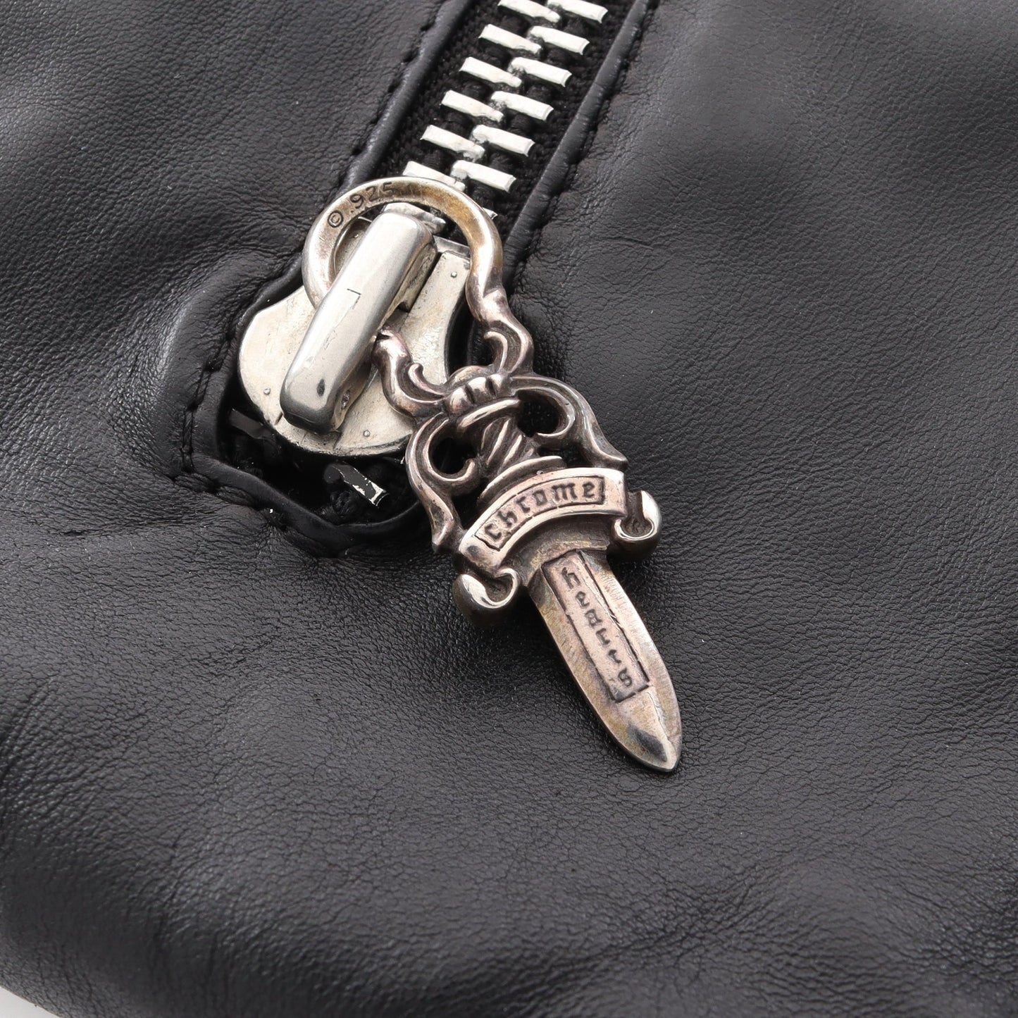 ピラミッドスタッズ クラッチバッグ レザー ブラック クロムハーツ バッグ Chrome Hearts
