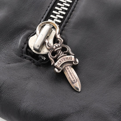 ピラミッドスタッズ クラッチバッグ レザー ブラック クロムハーツ バッグ Chrome Hearts