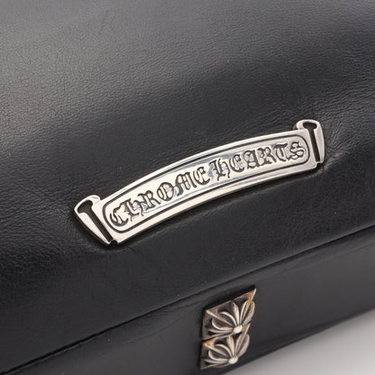 ピラミッドスタッズ クラッチバッグ レザー ブラック クロムハーツ バッグ Chrome Hearts