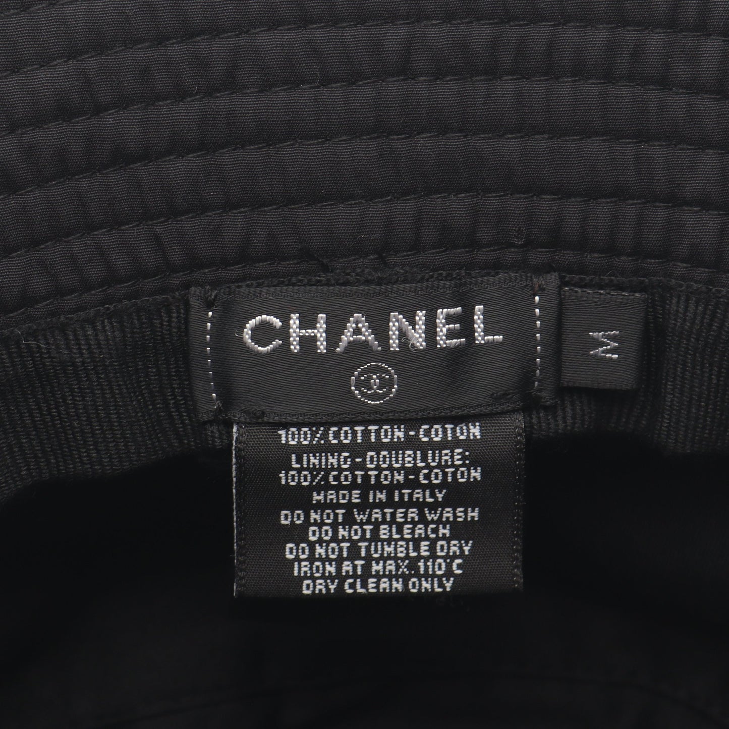 ココマーク バケット ハット コットン ブラック シャネル 財布・小物 CHANEL
