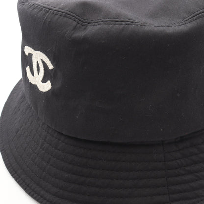 ココマーク バケット ハット コットン ブラック シャネル 財布・小物 CHANEL