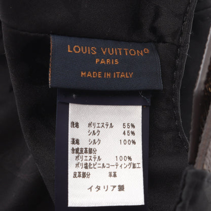 LVゲットレディー モノグラム キャップ シルク PVC ブラック ブラウン ルイヴィトン 財布・小物 LOUIS VUITTON