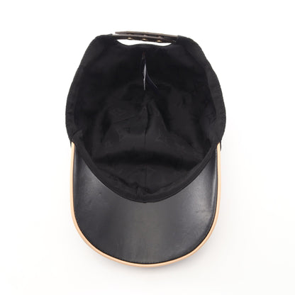 LVゲットレディー モノグラム キャップ シルク PVC ブラック ブラウン ルイヴィトン 財布・小物 LOUIS VUITTON
