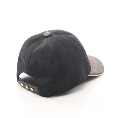 LVゲットレディー モノグラム キャップ シルク PVC ブラック ブラウン ルイヴィトン 財布・小物 LOUIS VUITTON