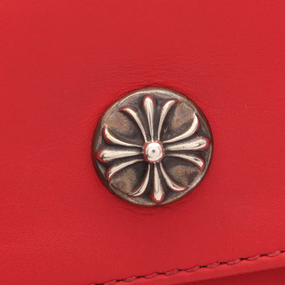 ホットポット クロスボール ショルダーバッグ レザー レッド クロムハーツ バッグ Chrome Hearts