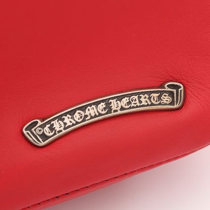ホットポット クロスボール ショルダーバッグ レザー レッド クロムハーツ バッグ Chrome Hearts