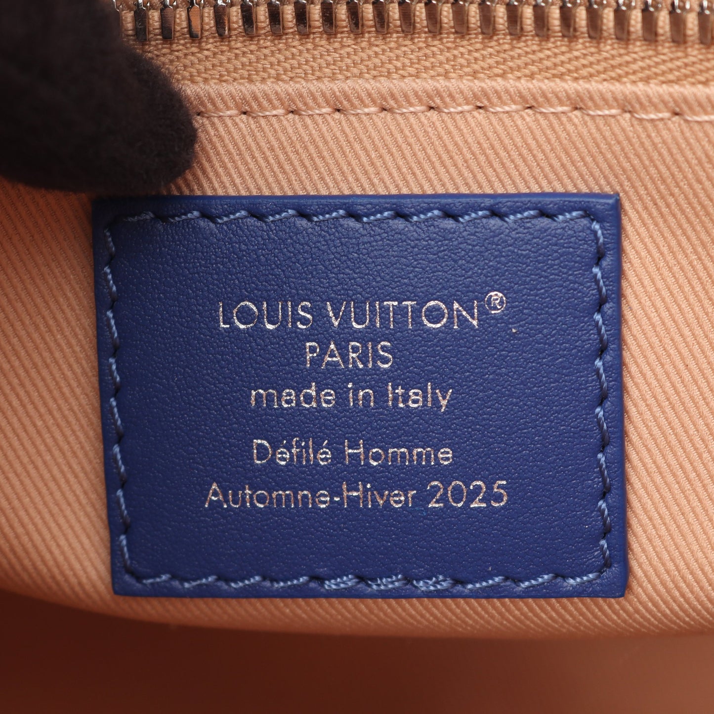 ショッパートート MINI 2WAY ハンドバッグ レザー オレンジ ブルー ルイヴィトン バッグ LOUIS VUITTON