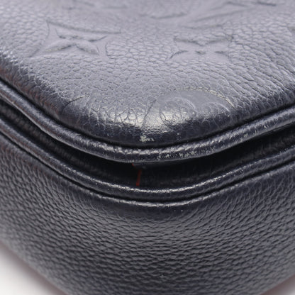 ポシェット メティス モノグラムアンプラント マリーヌルージュ 2WAY ハンドバッグ レザー ネイビー ルイヴィトン バッグ LOUIS VUITTON